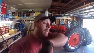 1938 Farmall F20 Rear Tire Replacement [upl. by Siraj]