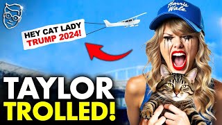 Taylor Swift SCREAMS As Team Trump Fly ‘TRUMP 2024’ Banners Over Her Concert  Swifties Salty Cry 🤣 [upl. by Eibrab]