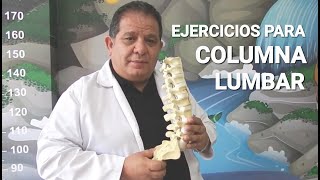 EJERCICIOS PARA COLUMNA LUMBAR Y RADICULOPATÍA [upl. by Hseyaj393]