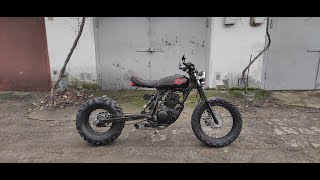 YAMAHA TW200 CUSTOM SCRAMBLER [upl. by Gabriel990]