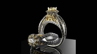 JEWELRY 3D RENDERING USING KEYSHOT [upl. by Aynotel]