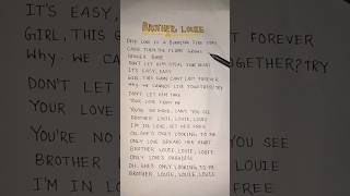 Modern TalkingBrother Louie lyrics shortsmoderntalkingtrendingsongviral [upl. by Lahtnero467]