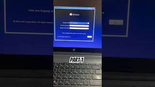 Windows Installation Part 1 learnfromjosh shorts [upl. by Leander]
