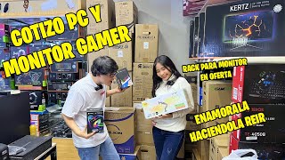 COTIZO PC Y MONITORES GAMER PARA GENTE HUMILDE  RACK PARA MONITORES [upl. by Hollerman]