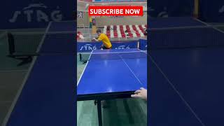 Spini forhand loop tabletennis subscribe shorts [upl. by Ahsinyd]