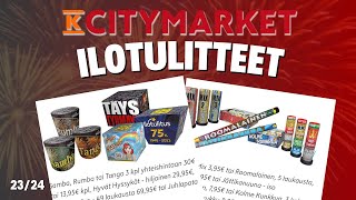 KCitymarketin ilotulitteet 20232024 [upl. by Ynnohj454]