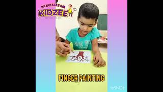 Finger paintingKidzeeRajapalayam [upl. by Anawd]