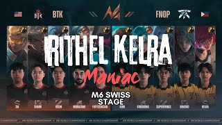 KELRA MANIAC ONIC PH VS BTK M6 SWISS STAGE GAME 3 [upl. by Salem]