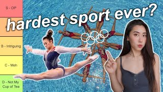 tier ranking EVERY SINGLE olympic sport [upl. by Asilanom]