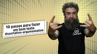 10 Passos para Fazer um bom Texto DissertativoArgumentativo  Brasil Escola [upl. by Kerrison]