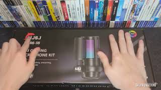 Unboxing an NJSJ ME6S 35 Gaming Microphone [upl. by Weinrich]