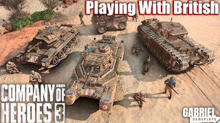 Playing With British  Company of Heroes 3 Multiplayer Tech Test [upl. by Ummersen]