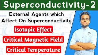 External Agents which Affect On Superconductivity  Isotropic Effect  Critical Magnetic Field [upl. by Anauqahs253]