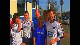 DROGHEDA UNITED FANS ON THE SHANKILL ROAD TO CELEBRATE THEIR SPECIAL FRIENDSHIP WITH LINFIELD FANS [upl. by Aleahpar]