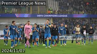 Aston Villa FC Club Brugge 10 Aston Villa Mings mistake costs Villans [upl. by Inasah]