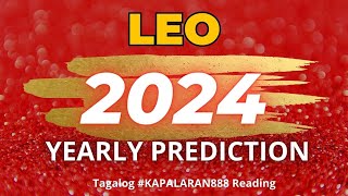 WORKAHOLIC amp BUSY YEAR 2024 ♌️ LEO 2024 GENERALMONEYLOVE TAGALOG TAROT PREDICTIONS KAPALARAN888 [upl. by Herries]