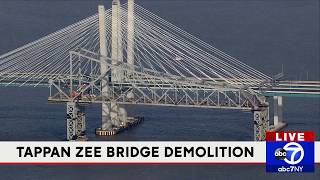 Demolition of old Tappan Zee Bridge [upl. by Marla970]