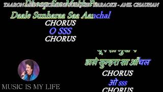 Taron Mein Sajke Apne Suraj Se  Karaoke With Lyrics Engamp हिंदी [upl. by Naejamron]