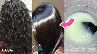 ALISADO PERMANENTE EN CASA CON SÓLO 1 INGREDIENTECABELLO LISO Y SIN FRIZZ [upl. by Chance13]