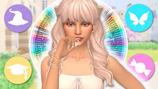 EVERY Sim is a Different AESTHETIC  Sims 4 CAS Challenge CC [upl. by Biernat509]