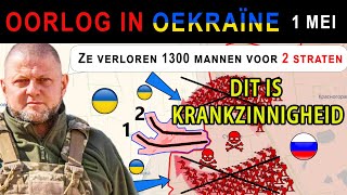 1 mei GEEN OVERLEVENDEN Russische Operatie GAAT VRESELIJK MIS  Oorlog in Oekraïne Uitgelegd [upl. by Dorman26]