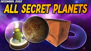 ALL SECRET PLANETS amp EASTER EGGS  Solar Smash UPDATED Tutorial 2024 [upl. by Arther]