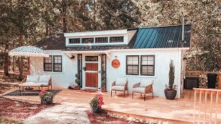 Absolutely Beautiful Two Tiny House with View  Living Design Tiny House [upl. by Helbonna994]