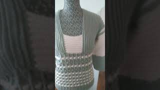 Pull mimanche aux crochet😊 [upl. by Eicak]