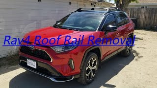 Rav4 Roof Rail Removal [upl. by Sontich]