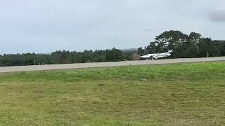 N26WR Pilatus PC12 NGX Takeoff Flying To Santa Monica [upl. by Orlantha177]