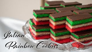 Italian Rainbow Cookies❤️ [upl. by Enilorac]