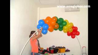 decoracion con globos plaza sesamo [upl. by Agan]