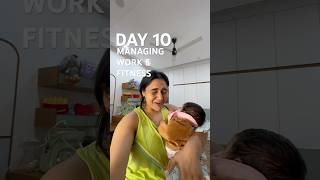 How I Manage fitness after Baby minivlog pregnant [upl. by Aisiram877]