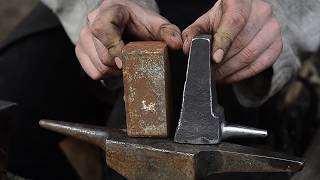 Making 3 viking stump anvils for blacksmithing [upl. by Adiarf629]