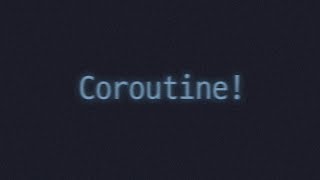 Coroutine 비선점 멀티테스킹 ㅣ 𝑺𝑼𝑵𝑶𝑨𝑰 [upl. by Redford]