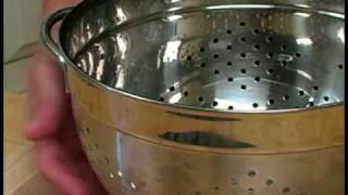 Cooking Tips  How to Use a Colander [upl. by Adnolaj]