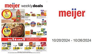 Meijer Weekly Ad US  10202024  10262024 [upl. by Eldwin]