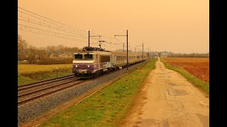 circulations ferroviaires à Meximieux en Février 2021 [upl. by Okika]