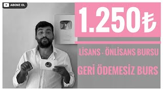 1250₺ KARŞILIKSIZ BURS  YENİ DÜNYA VAKFI BURS BAŞVURULARI BAŞLIYOR ÜNİVERSİTE BURSU [upl. by Aggi]