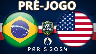 BRASIL x EUA Olimpíadas 2024  Volei Feminino [upl. by Ylro516]