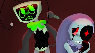 BLOOD DROOL  animation meme  dandys world [upl. by Acirehs]