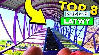 TOP 8 ATRAKCJI DLA POCZĄTKUJĄCYCH  Poziom Łatwy 🟩 Energylandia 2024 [upl. by Levitt559]