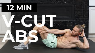 12 Minutes To Sculpted Vcut Abs Get RIPPED Obliques [upl. by Sisto]