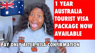 NO DEPOSIT  1 YEAR AUSTRALIA 🇦🇺 TOURIST VISA PACKAGE NOW AVAILABLE [upl. by Oringas205]