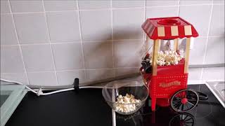 iLife Popcorn Machine DIY Vintage Retro Electric Hot Air Popcorn Machine Family Party Tools [upl. by Inalel]