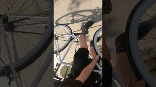 My Tire Went Flat BicycleDelivery FixedGear [upl. by Bonnice]