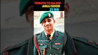 🇮🇳 Tribute to Major Anuj Sood 🫡21 RR HANDWAR ATTACK 💐armyshortparasfrr [upl. by Akiwak]