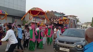 laxmi Visarjan 2024 nimarl bharti group [upl. by Ahtelat]