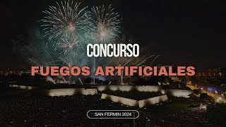 Concurso fuegos artificiales San Fermín 2024 [upl. by Fachanan]