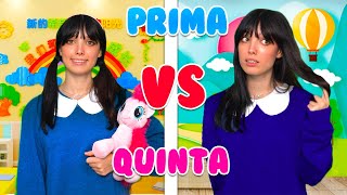 PRIMA ELEMENTARE VS QUINTA ELEMENTARE Back to School [upl. by Duwe]